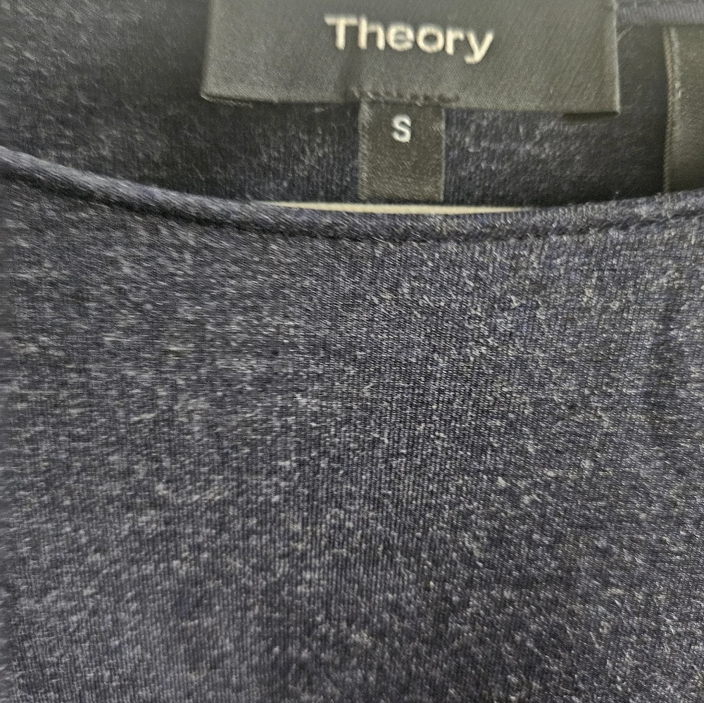 Theory Size S super Soft Navy Dress - Picture 3 of 5